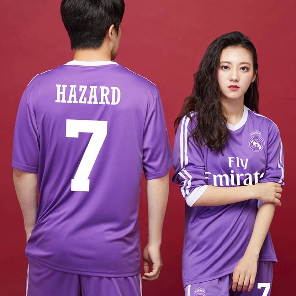 레알 마드리드 보라색 축구반티 F9006