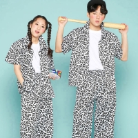 검정 교련복반티 세트 복고풍 의상