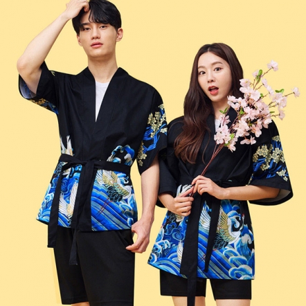 달밤의 파도 유카타 반티