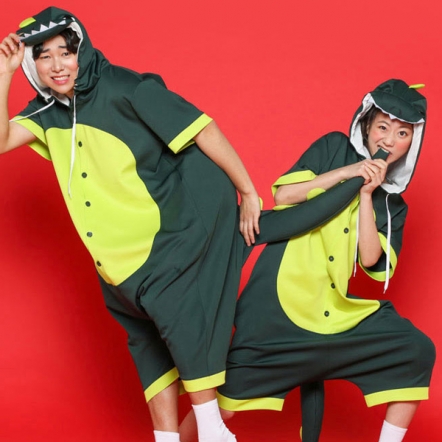 초록공룡 잠옷반티 (반팔/칠부)