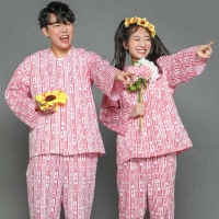 핑크 환자복 반티