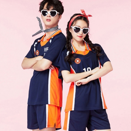 배구점핑 세트(네이비) 무릎아대 포함