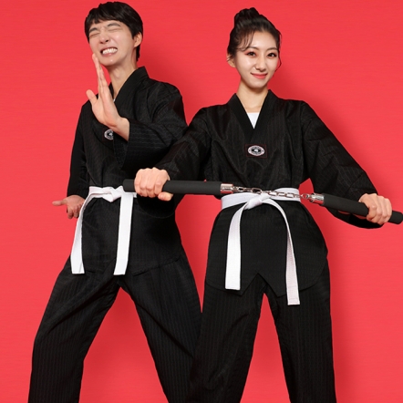 태권도 도복 반티 (검정)