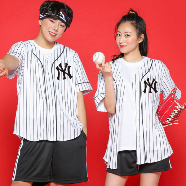 (흰색) 야구반티 오버핏 뉴욕