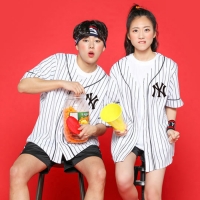 (흰색) 야구반티 오버핏 뉴욕