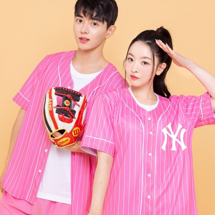 (핑크) 야구 오버핏 뉴욕