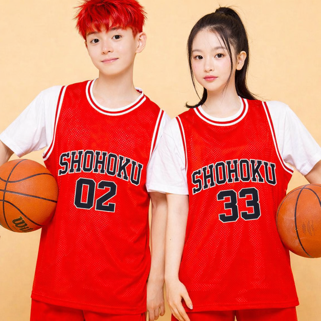 슬램덩크 농구반티 레드