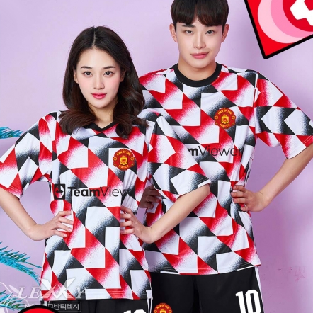 (반팔전용)맨유 축구반티 323C