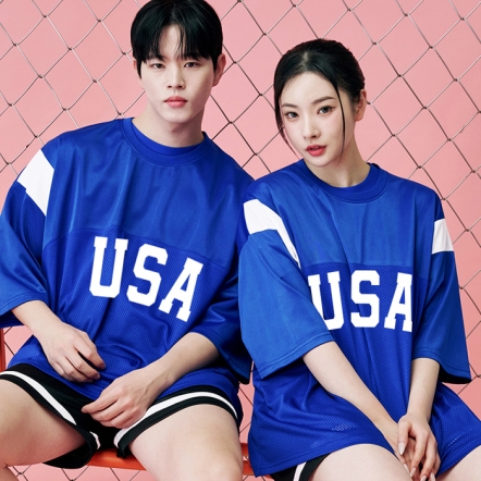 USA 블루 럭비반티