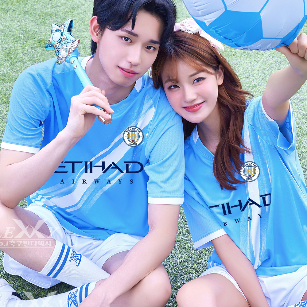 체육대회 축구반티 맨시티  유니폼 356A