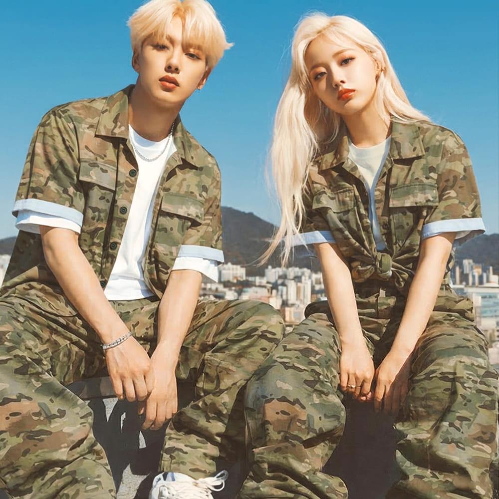 US카모 개구리 군복 반티 세트 밀리터리 BT-328