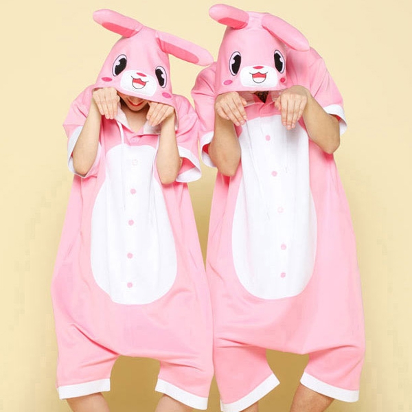 토끼 동물 잠옷반티 (반팔/칠부)