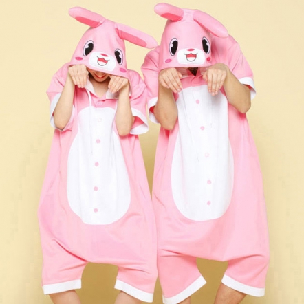 토끼 동물 잠옷반티 (반팔/칠부)