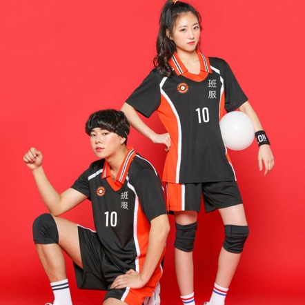 하이큐 배구반티 (검정) 무릎아대 포함