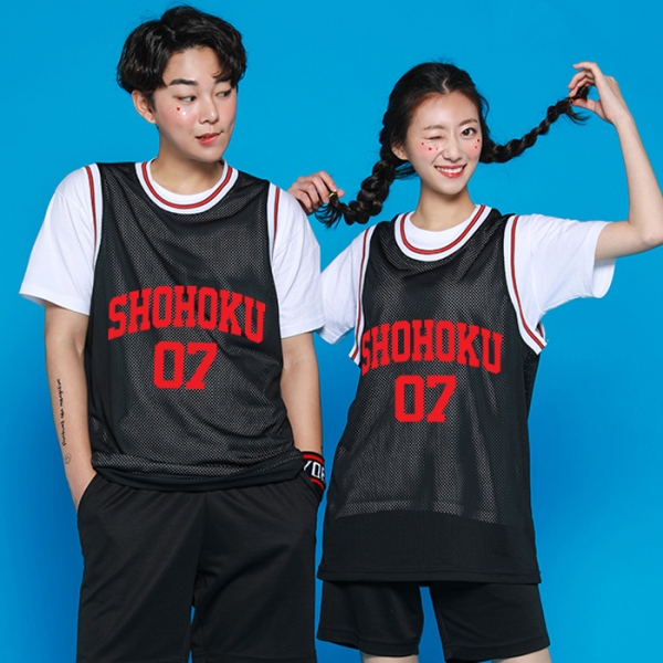 (블랙) 슬램덩크 체육대회 농구반티