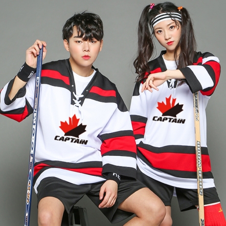 캡틴 화이트 하키반티