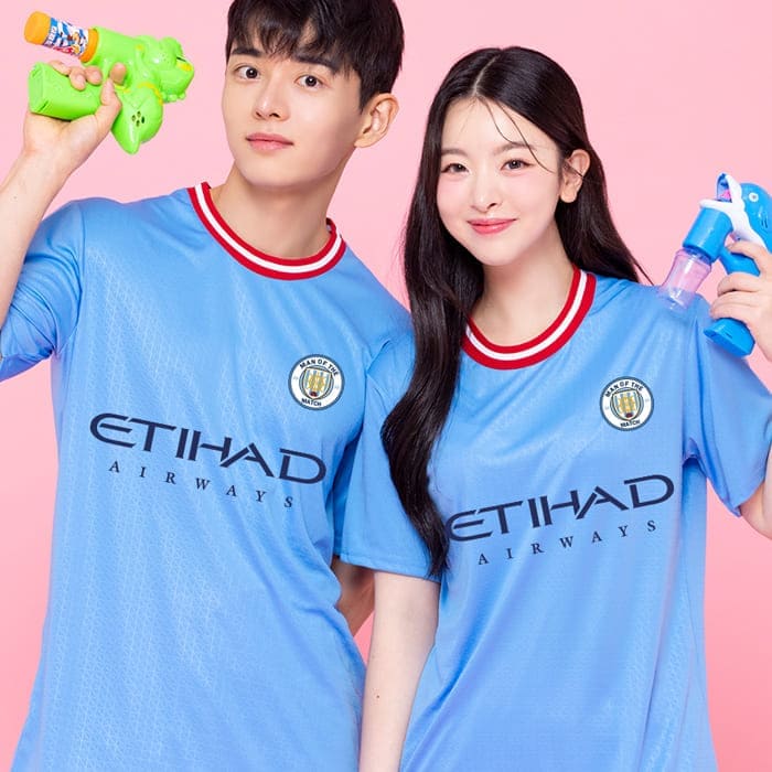 맨시티 홈 축구반티 유니폼  B2466