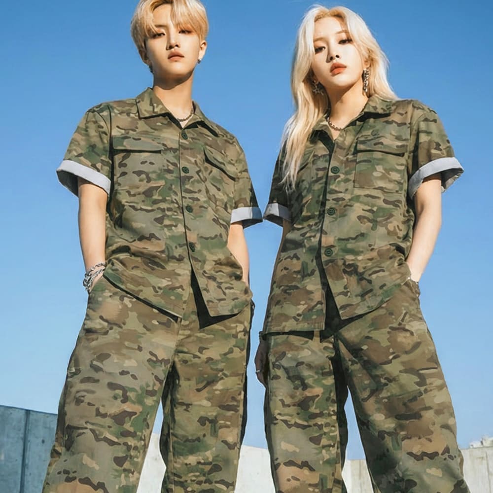 US카모 개구리 군복 반티 세트 밀리터리 BT-328